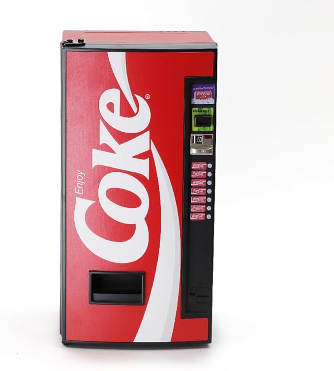 🥤 Coca-Cola Classic Replica Vending Machine Mini Fridge — The Perfect Combination of Nostalgia and Practicality! ✨