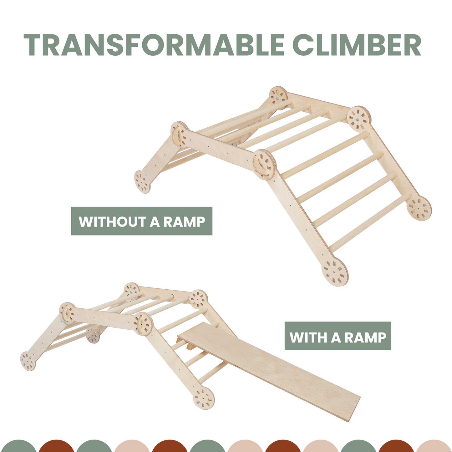 😜Transformable climbing gym👶